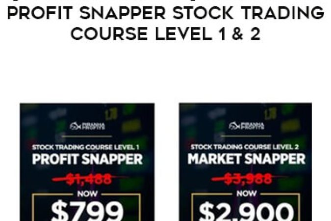 [2 Course Combo] Adam Khoo Profit Snapper Stock Trading Course Level 1& 2 onnline courses