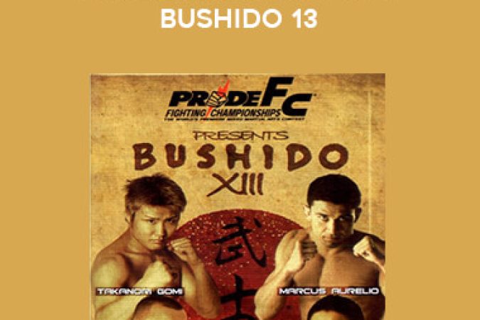 Marcus Aurelio Pride Bushido 13 onnline courses