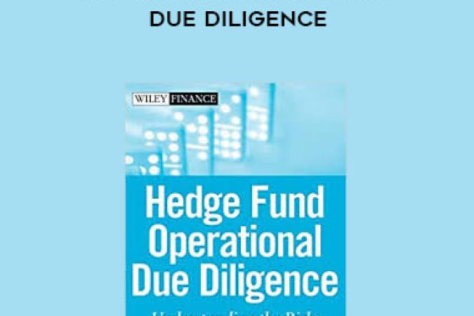 Jason A.Scharfman - Hedge Fund Operational Due Diligence onnline courses