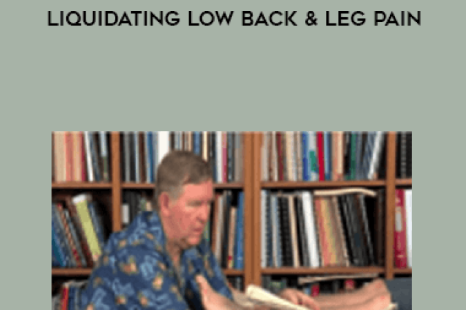 John Iams - PRRT Mini Course - Liquidating Low Back & Leg Pain onnline courses