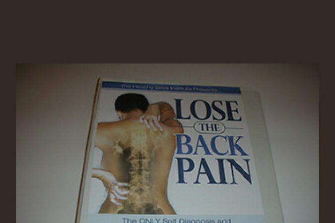 Lose The Back Pain onnline courses