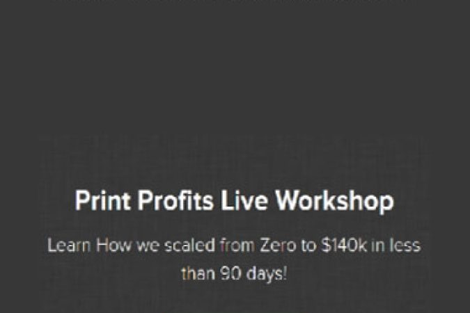 James Beattie - Print Profits Live Workshop onnline courses