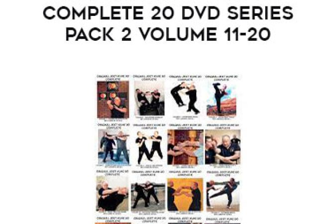 Orginal Jeet Kune Do Complete 20 DVD Series Pack 2 Volume 11-20 onnline courses