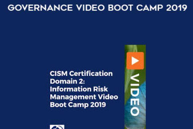 CISM Certification Domain 1- Information Security Governance Video Boot Camp 2019 onnline courses