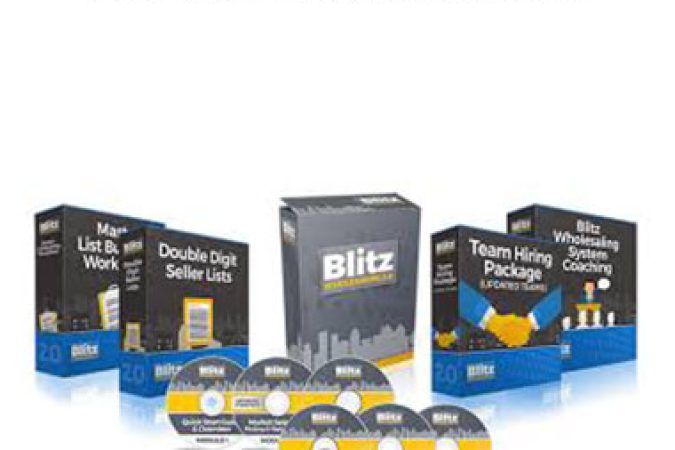 Rob Swanson - Blitz Wholesaling System 2.0 onnline courses