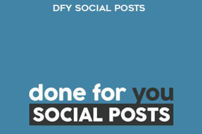 Ben Adkins - The Social Media Agency DFY Social Posts onnline courses