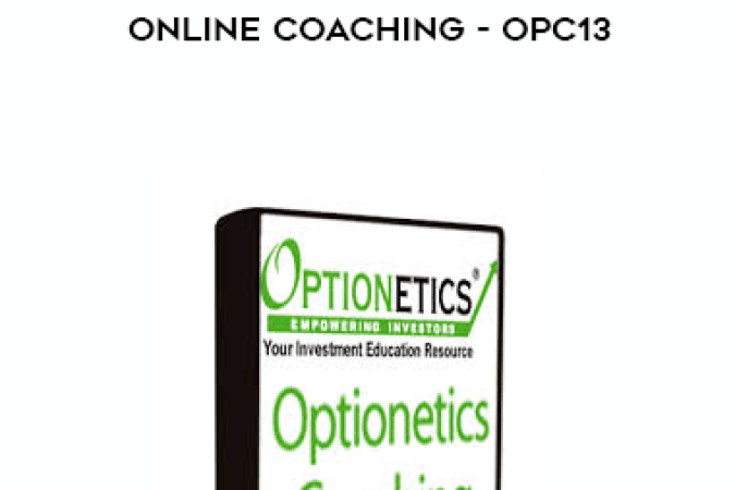 Joe Contes - Optionetics - Online Coaching - OPC13 onnline courses