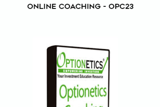 Joe Contes - Optionetics - Online Coaching - OPC23 onnline courses