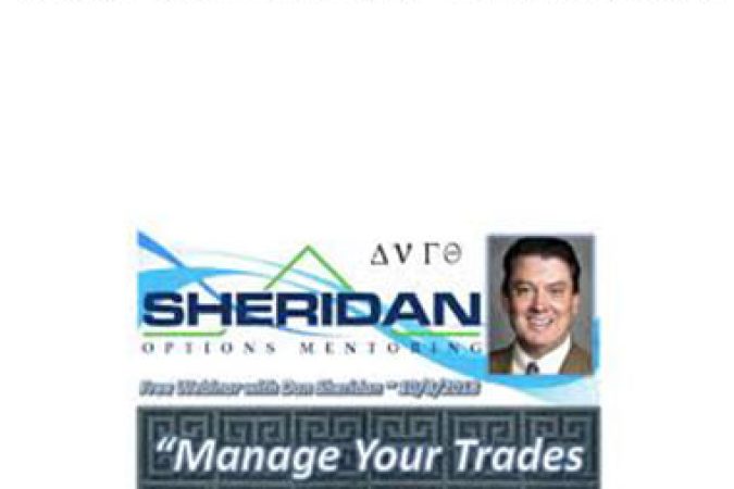 Dan Sheridan - Manage Your Trades by the Greeks onnline courses