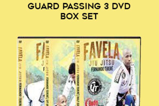 FAVELA JIU JITSU VOL 1-3 GUARD PASSING BY FERNANDO TERERE 3 DVD BOX SET onnline courses