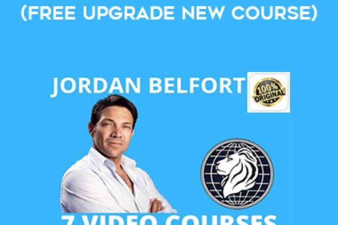 Jordan Belfort - 7 Courses Bundle + 1 PDF (Free Upgrade New Course) onnline courses