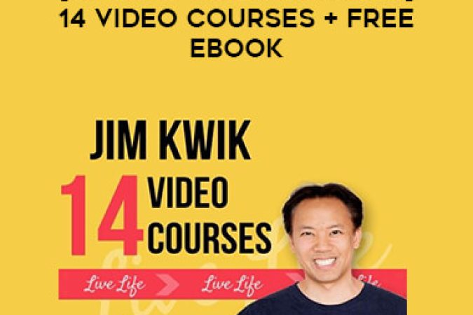 [Bundle Video Courses] Jim Kwik 14 Video Courses + Free eBook onnline courses