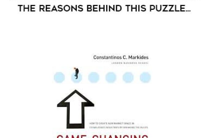 Game-Changing Strategies explains the reasons behind this puzzle... onnline courses