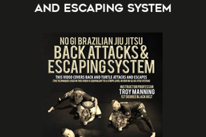 Troy Manning - No Gi Jiu Jitsu Back Attacks and Escaping System onnline courses