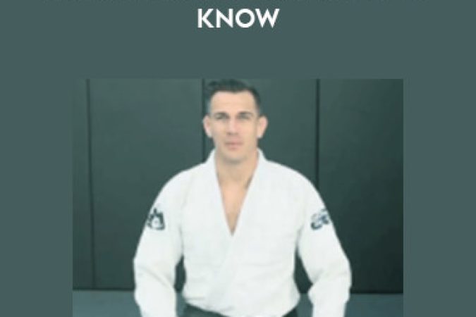 Josh Griffiths - 20 BJJ Moves You Need To Know onnline courses