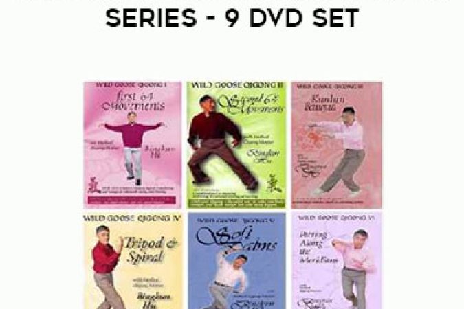 Complete Wild Goose Qigong Series - Bingkun Hu - 9 DVD Set onnline courses