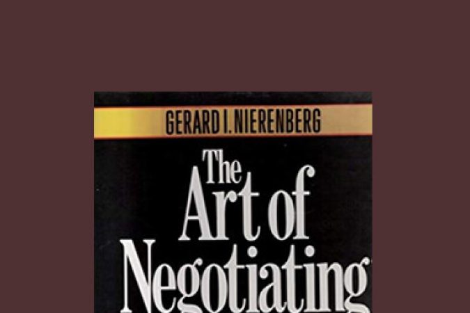 Gerard Nictenbcrg - The Art off Negotiating onnline courses