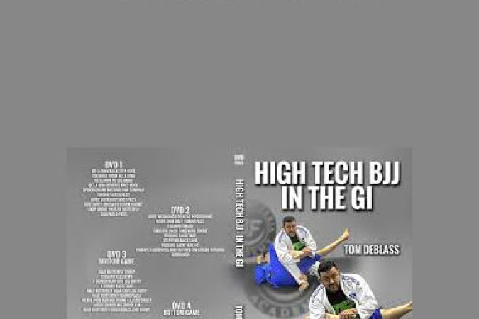 Tom De Blass - High Tech Bjj In The Gi onnline courses