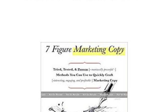 Sean Vosler - 7 Figure Marketing Copy onnline courses