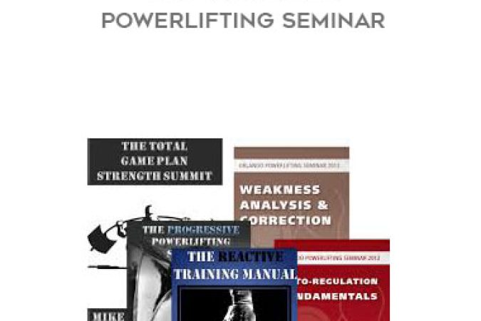 Mike Tuchscherer - The Progessive Powerlifting Seminar onnline courses