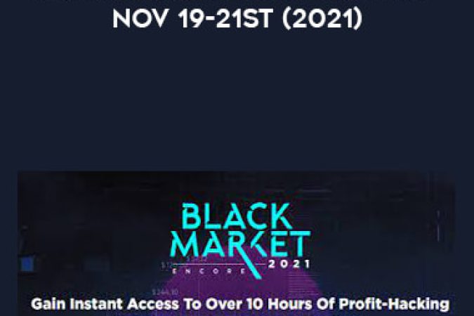 Adam Khoo's - Black Market Conference - Nov 19-21st (2021) onnline courses