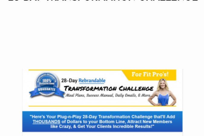 Alicia Streger – 28-Day Transformation Challenge onnline courses