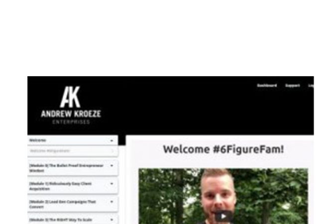 Andrew Kroeze – The 6 Figure Digital Marketer onnline courses