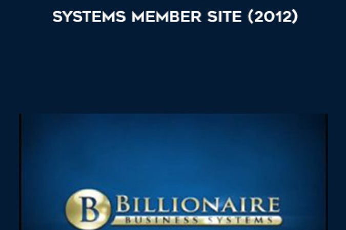 Bill Bartmann – Billionaire Business Systems Member Site (2012) onnline courses