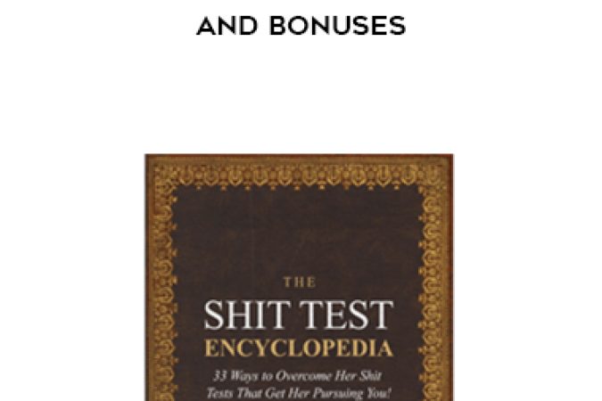 Brent Smith - Shit Test Encyclopedia and Bonuses onnline courses