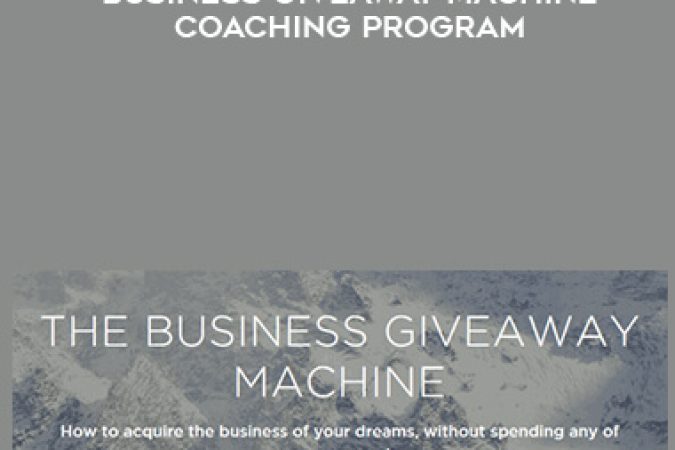 Carl Allen – Business Giveaway Machine – Coaching Program onnline courses