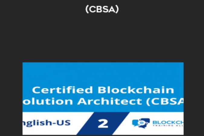 Certified Blockchain Solution Architect (CBSA) onnline courses