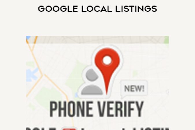 Chad Kimball – Phone Verify Google Local Listings onnline courses