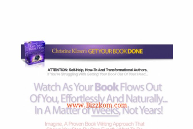 Christine Kloser – Get Your Book Done onnline courses