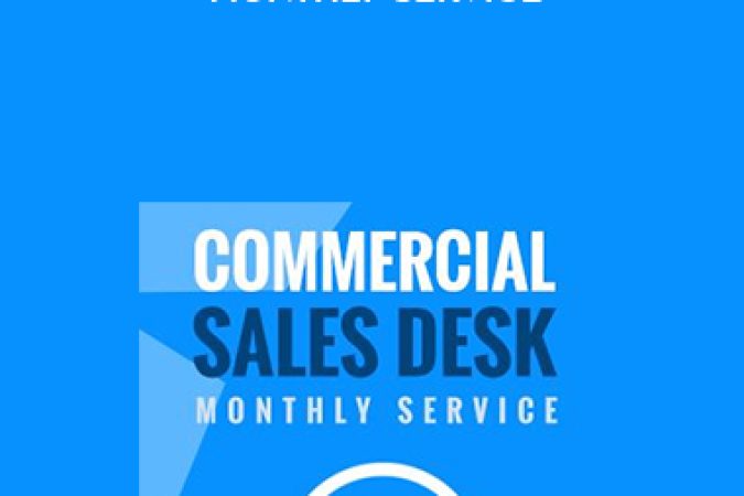 Commercial Sales Desk – Monthly Service onnline courses