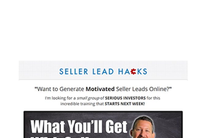 Danny Johnson - Seller Lead Hacks onnline courses