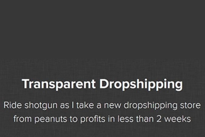 Danny Roars – Transparent Dropshipping onnline courses