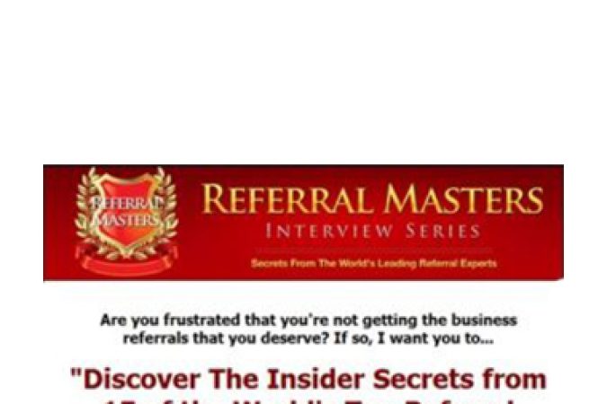 David Frey – Referral Masters Interview Series onnline courses