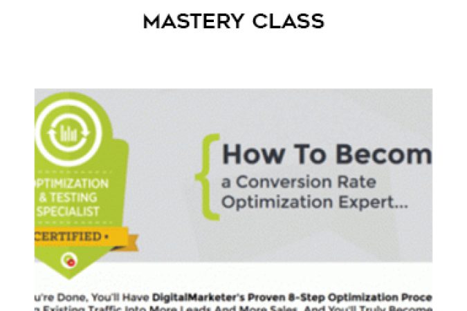 DigitalMarketer(Ryan Deiss) – Optimization and Testing Mastery Class onnline courses