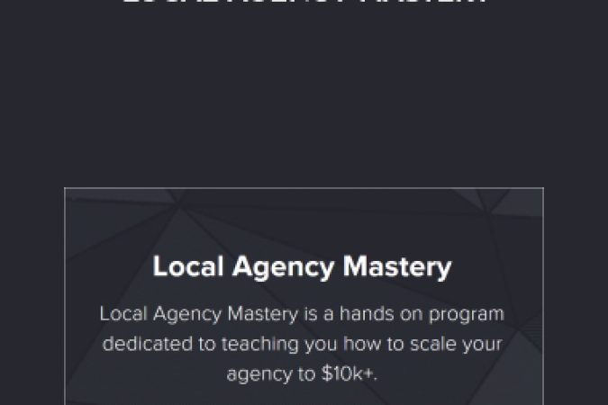 Donovan Williams – Local Agency Mastery onnline courses