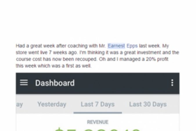 Earnest Epps – Built To Sell onnline courses