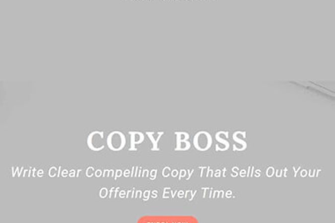 Elizabeth McKenzie – Copy Boss onnline courses