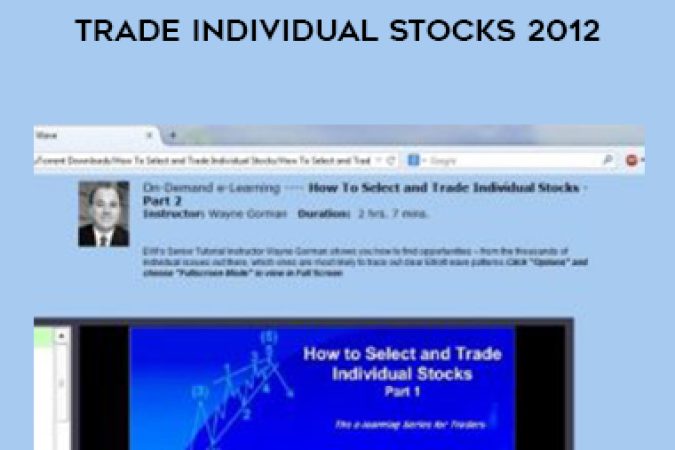 Elliot Wave – How To Select and Trade Individual Stocks 2012 onnline courses