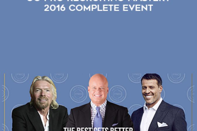 Eric Worre – Go Pro Recruiting Mastery 2016 Complete Event onnline courses