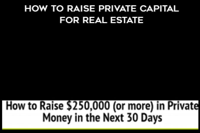 Gettingthemoney.com - Getting the Money Program: How to Raise Private Capital for Real Estate onnline courses