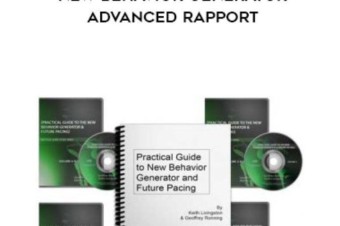 Hypnosis 101-New Behavior Generator -Advanced Rapport onnline courses