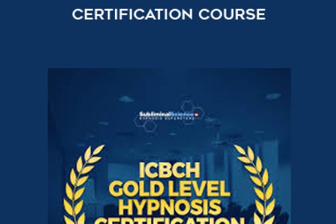 ICBCH - Richard Nongard - Gold Level Hypnosis Certification Course onnline courses