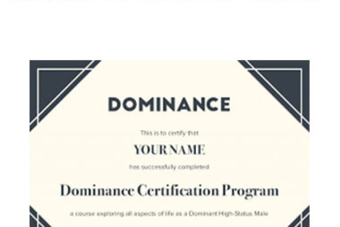 Jason Capital - Dominance Certifcation Program onnline courses