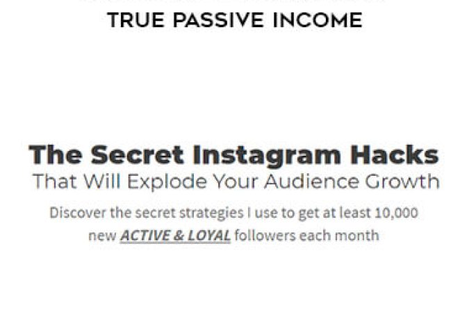 Josue Pena - Conquer The Gram 2019 True Passive Income onnline courses