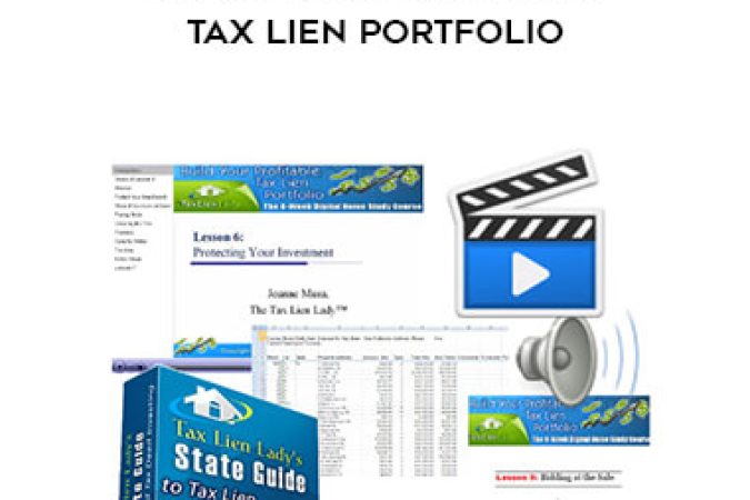 Joanne Musa - Build Your Profitable Tax Lien Portfolio onnline courses