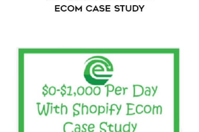 Joseph Lazukin - $0 - $100k in 30 Days eCom Case Study onnline courses